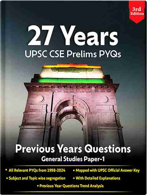 UPSC 2025 Prelims 27 Years (1998-2024) PYQ, Previous Year Question ...