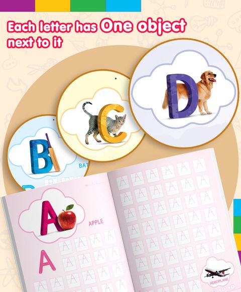 English Alphabet Book For Kids | Alphabet Writing Practice Books | Age ...