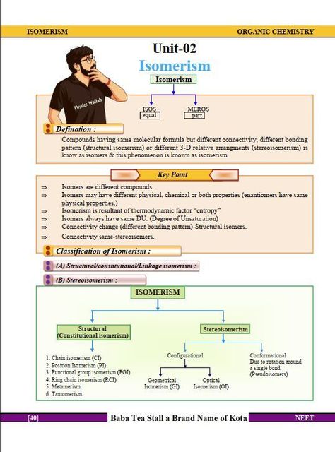 Organic Chemistry Class Notes For NEET 2026 By Shubh Karan Chaudhary ...