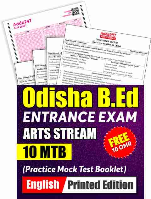 Odisha (Arts Stream) Entrance Exam 2025 |10 Practice Mock Test Booklet