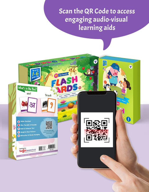 Flash Cards For Kids| 224 Non Tearable Cards | Hindi Varnamala, English ...