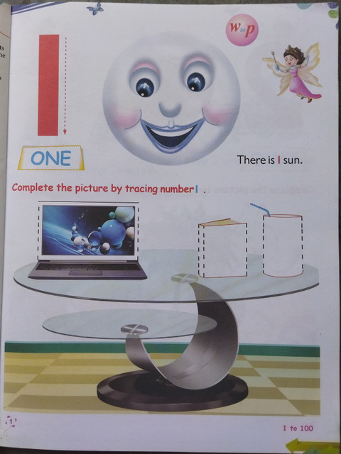 Maths NUMBER RECOGNITION 1-100 Book For All Children, Kids