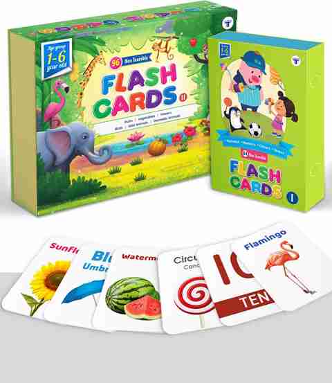 Flash Cards For Kids A To Z, Alphabet, Numbers, Animals, Fruits