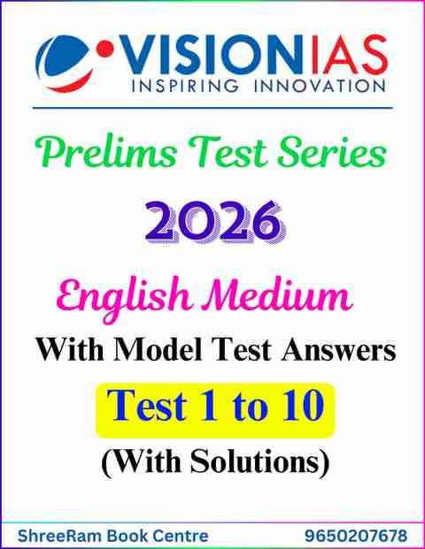 Vision IAS Prelims Test Series 2026 LATEST | Test 1 To 10 With ...