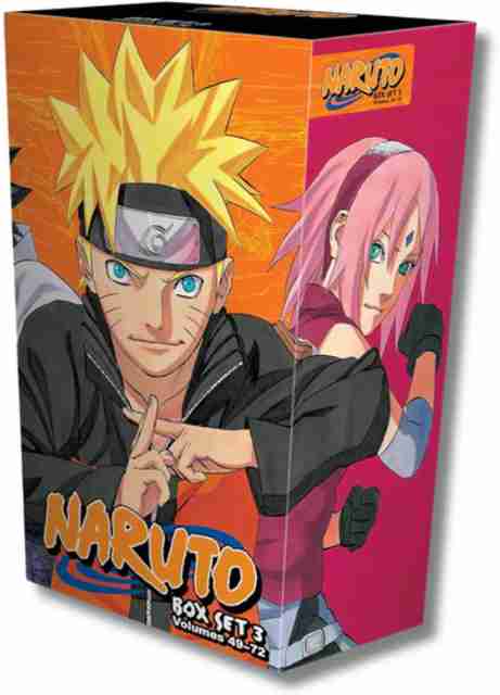 Naruto Box Set 3: Volumes 49-72: Buy Naruto Box Set 3: Volumes 49