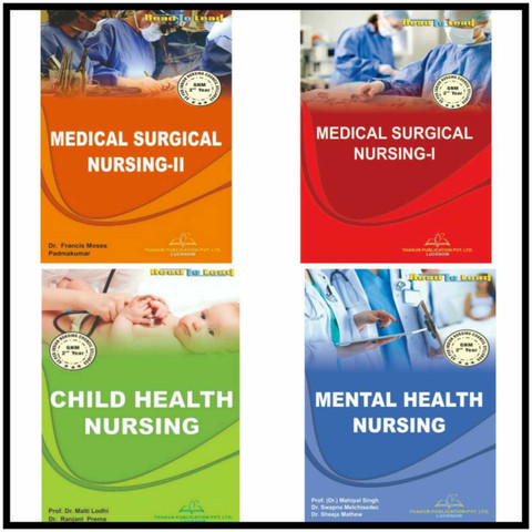 GNM Second Year Book SET IN ENGLISH ONLY FOR GNM 2ND YEAR