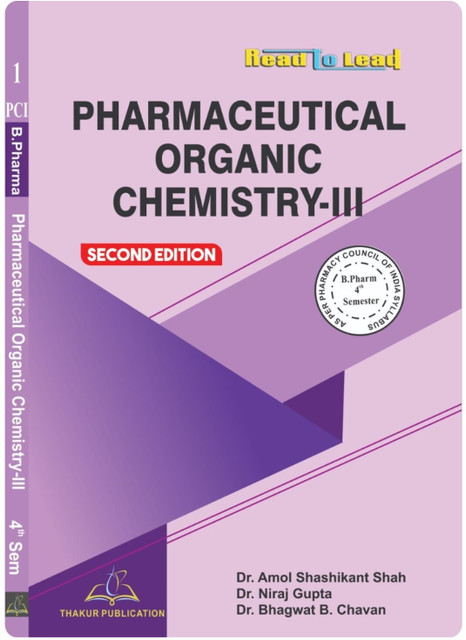 Pharmaceutical Organic Chemistry-III B.pharma 4th Semester New