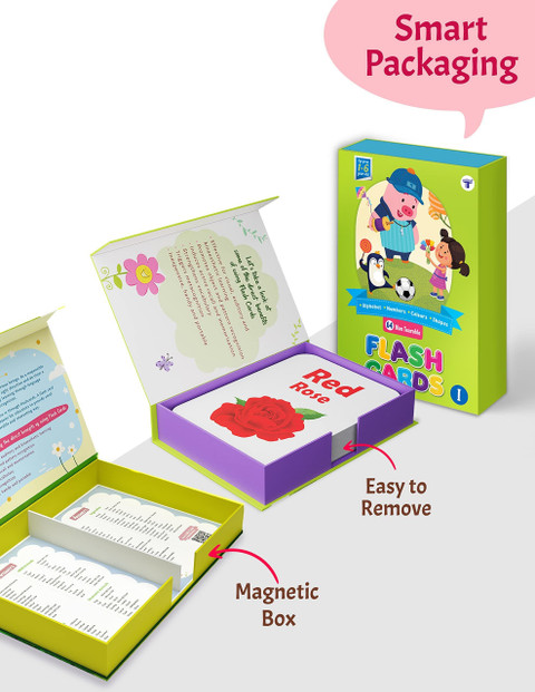 Flash Cards For Kids| 224 Non Tearable Cards | Hindi Varnamala, English ...