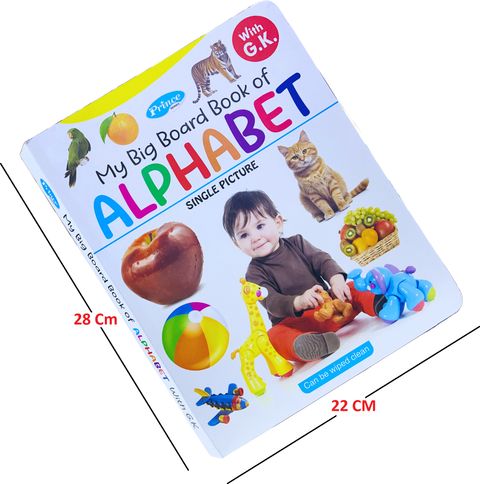 My First Board Book Of Alphabet Single Picture|Smart Books For Smart ...