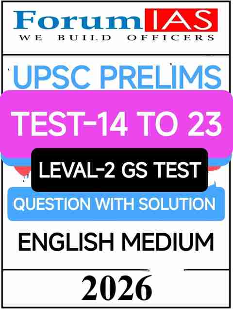 Vision IAS Mains Test Series 2026: Test 1 To 5 (GS 1, 2 & 3) | Polity ...