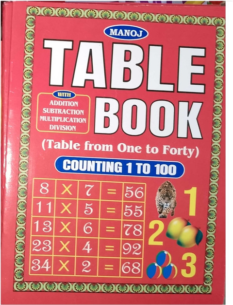 Kids' Table's Book Of Mathematics, From 1-40: Buy Kids' Table's