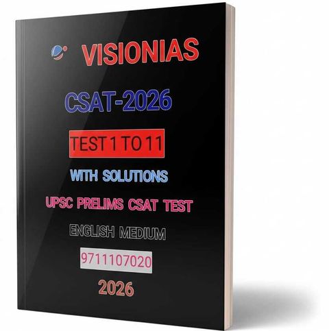 Vision IAS CSAT 2026 Test Series (Test 1–11) With Detailed Solutions ...