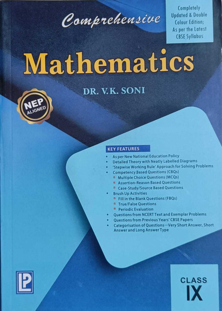 Laxmi Publications Comprehensive Mathematics For Class Ix