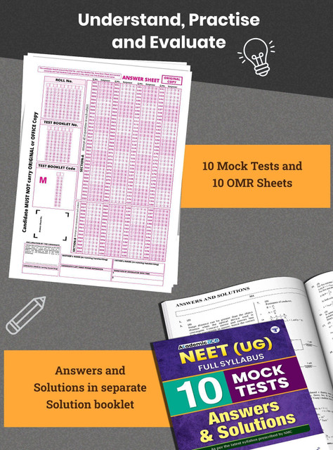 10 NEET 2026 Mock Test Papers With Answer And Solutions Book