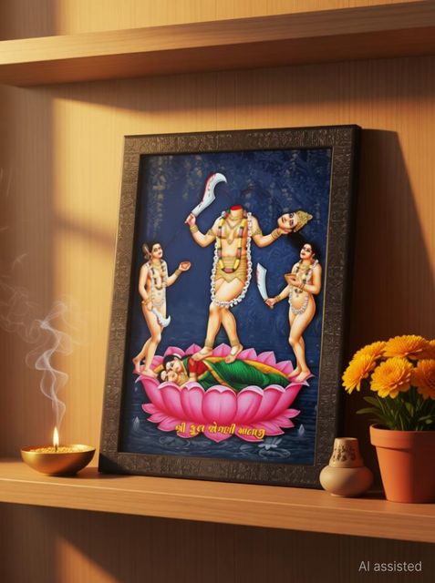 pnf Jogani MATA Religious Wood Photo Frames with Acrylic Sheet