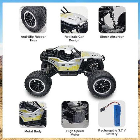 hda group Remote Control Monster Truck RC Car Big Size Off Road