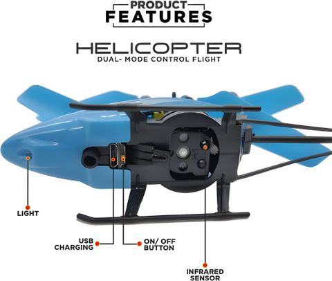 teezy Falcon RC Helicopter E56 Multicolor - Image 4