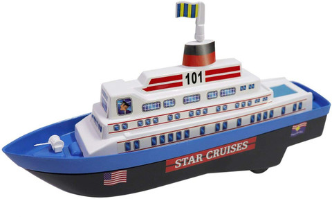 TECHZAGE Pull Back Famous STAR CRUISE SHIP Toy for Kids Pull