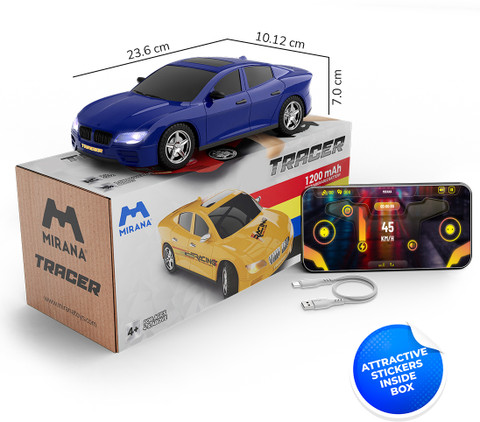 Mirana USB Rechargeable Racing App Control Toy Car| App RC Toy