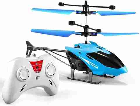 sky toys Remote Control Helicopter Toy type 2in1 Induction remote with  charging cable