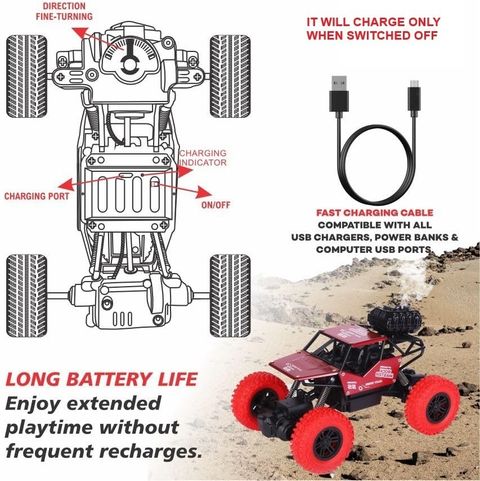 RG TRADERS Off Roading Rock Master with Smoke/Mist Function 142