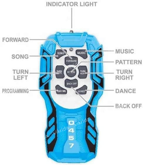 VikriDa Remote Control Robot Soccer Game for Kids Tackle, Dribble