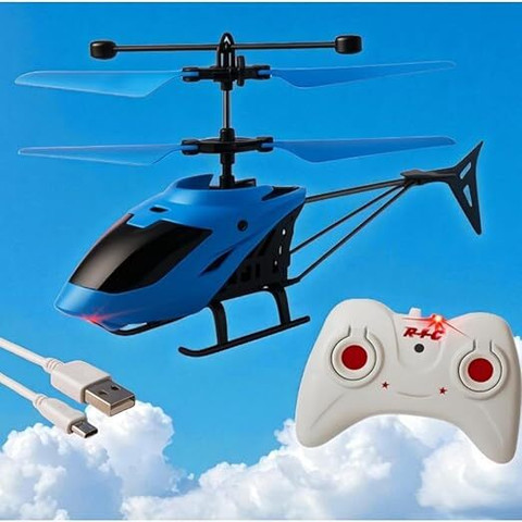 DISHOOM Remote Control Plastic Helicopter Toy for Kids Gravity