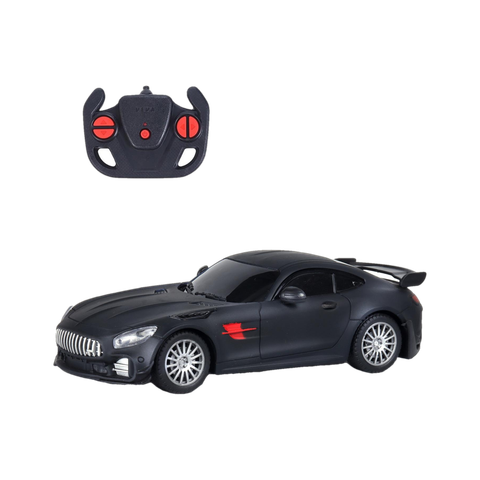 frendo High Speed 1:24 Rechargeable C type charging Mini Remote Control Racing Car AMG (Black, Silver) - Image 3