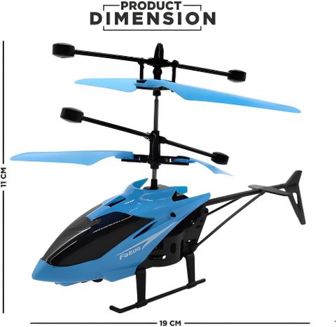 teezy Falcon RC Helicopter E56 Multicolor - Image 5