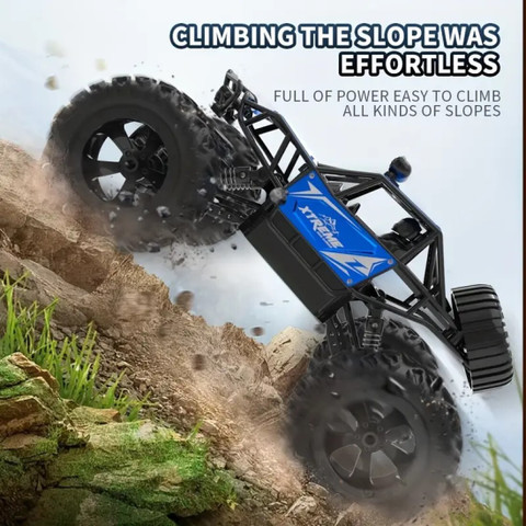 CADDLE TOES Remote Controlled Rock Crawler RC Monster Truck, Wheel  Drive, 1:18 Scale