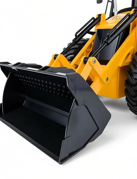 ZUNBELLA 2in1 Unbreakable Pull Back JCB Construction Truck Vehicle