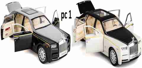 Akvanar :32 Rolls Royce Phantom Metal car Toy Open Door with