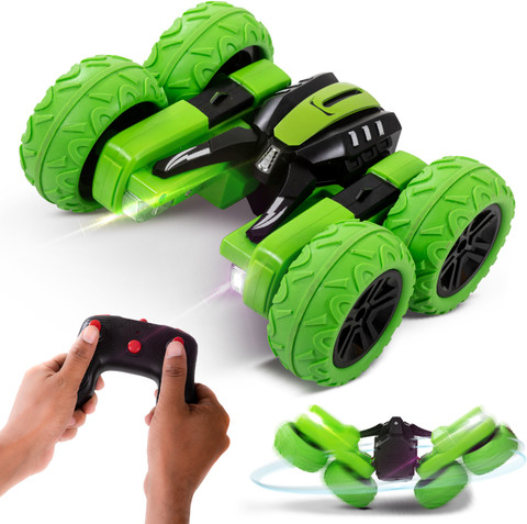 baybee 1:20 Double Sided Remote Control Car for Kids 4WD Stunt RC Cars with  360 Spin