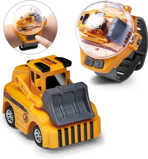 Bestie Toys Mini Wrist Watch Remote Control Car Toys JCB Truck