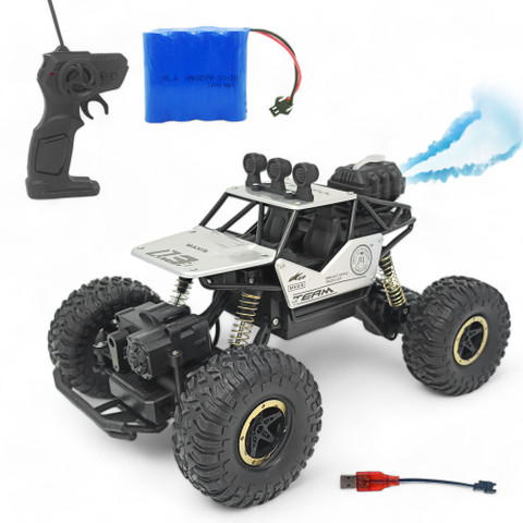 FANSEEKART Big Monster truck rock crawler car with Mist smoke