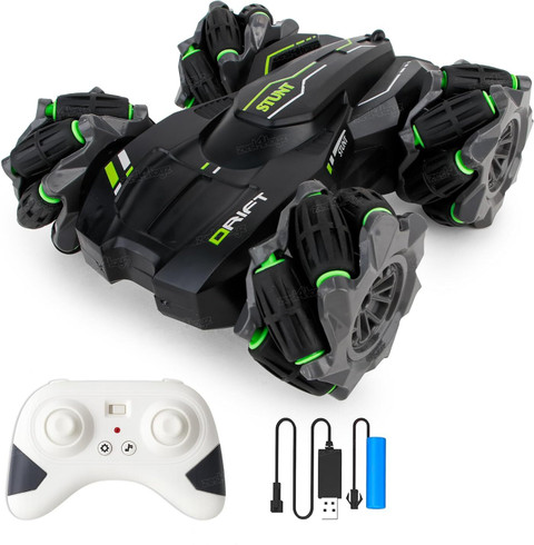 Toofun Remote Control Drift Stunt Car 4WD Racing Fall Resistant RC Car