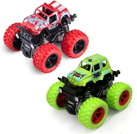 Zenex store Monster truck toys car for kids wheel Friction push