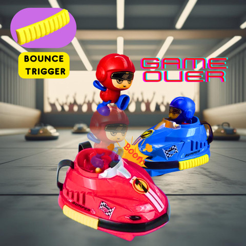 sparknest RC Bumper Car Toy with Bounce Trigger Crash Battle Remote  Control Car