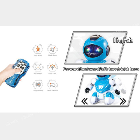 VikriDa Remote Control Robot Soccer Game for Kids Tackle, Dribble