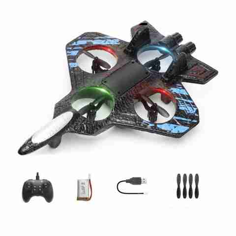 Fastdeal Fighter Plane RC Plane - 2.4 GHz Remote Controlled Fighter Plane (Blue) - Image 2