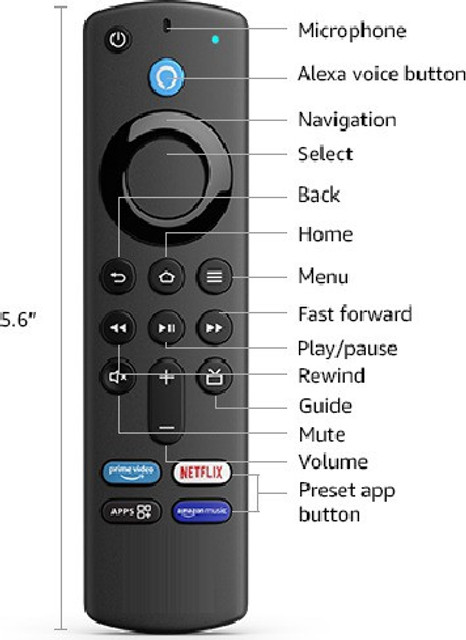 Fireスティック Crystonics Alexa Fire TV Stick 4K Max with Voice 3rd Gen - radio