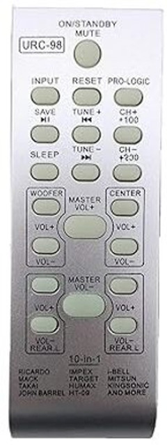 HDF Remote Control Compatible for Jack Martin Portable Speaker