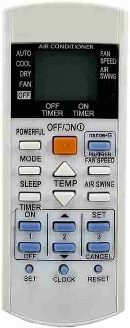 7SEVEN Compatible for Panasonic AC Remote Original 29d Inverter