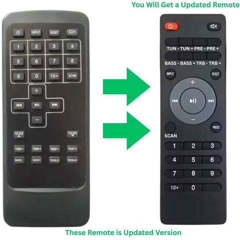 HDF Remote Control Works for iBall Tarang Lion 40 Watt BT Bluetooth  Multimedia Speaker Channel Wireless 40 Watt BT iBall Tarang Lion 40  Watt