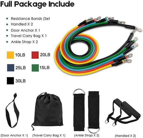 邦楽 BABYL TRILOGY: L RESISTANCE BORCELLE 26 in one resistance bands Resistance Tube - Buy BORCELLE