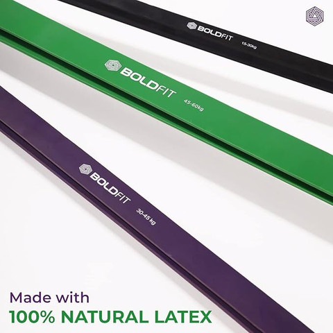 BOLDFIT Heavy Resistance Band For Exercise Stretching Resistance Tube For  Men Women-60KG Resistance Tube