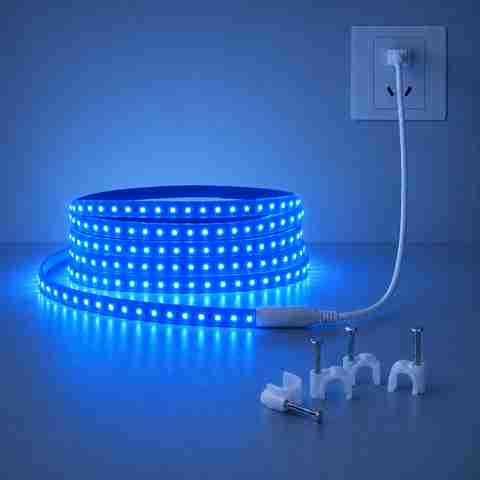 Refulgix 1200 LEDs 5 m Blue Steady Strip Rice Lights (Pack of 1) - Image 5