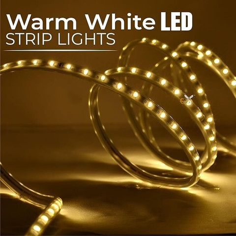 Svah 1560 LEDs 13 m Yellow Steady Strip Rice Lights Price in India