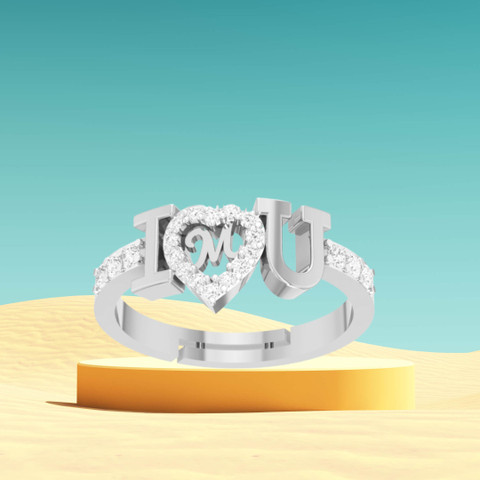 Kanak Jewels Kanak Jewels ILU M Letter Rings Silver Gold