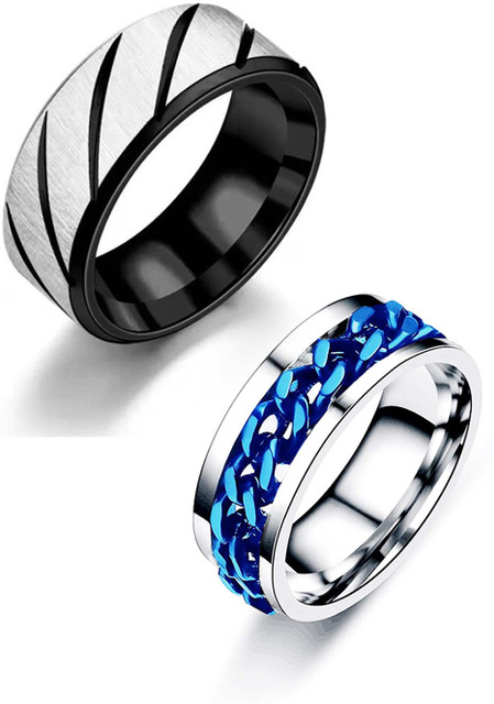 Miami Silver ring for men boys gents girl thumb band stylish daily